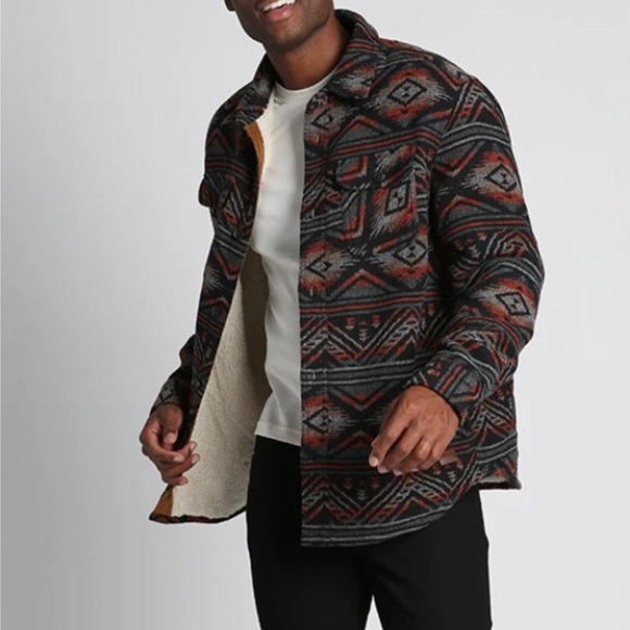 NWT Jachs  New York Wool Blend Jacket Aztec Print Size S - Picture 2 of 13